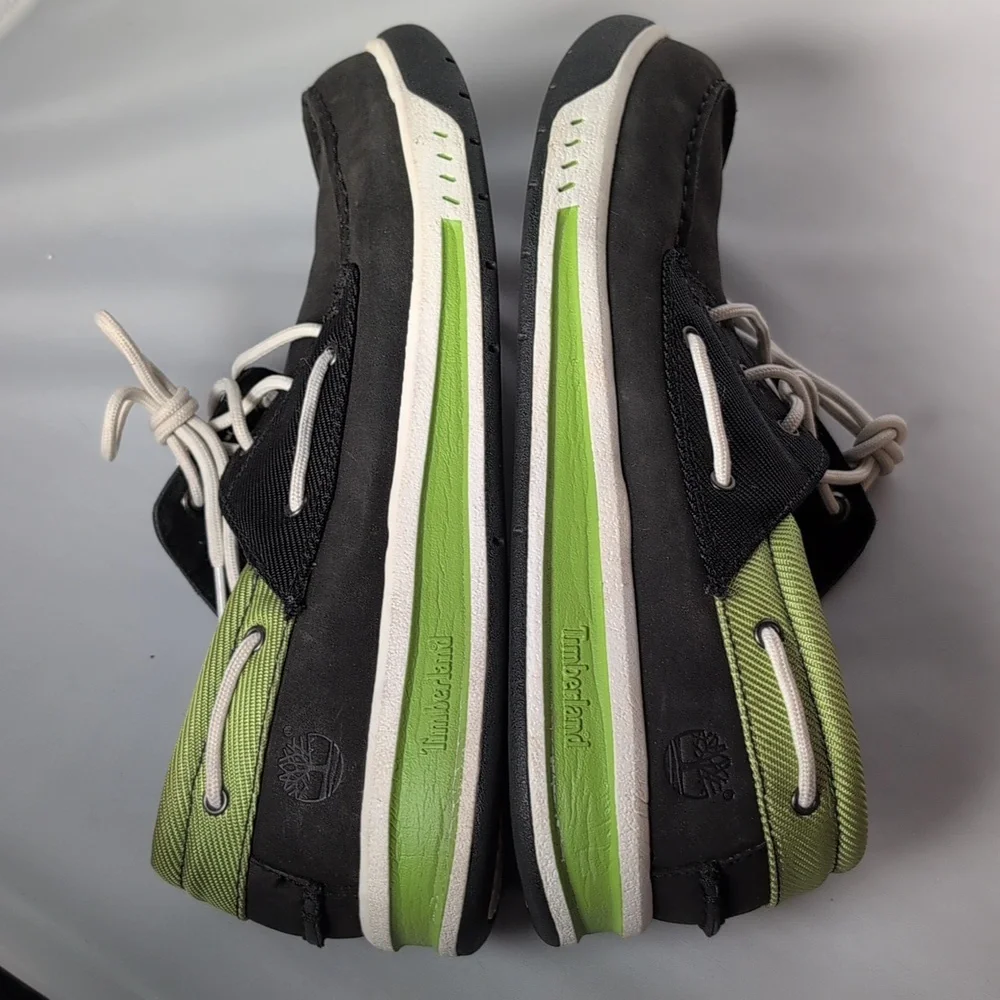 Timberland Green Suede Cruise Master Boat Deck Shoes Men's Size 10.5